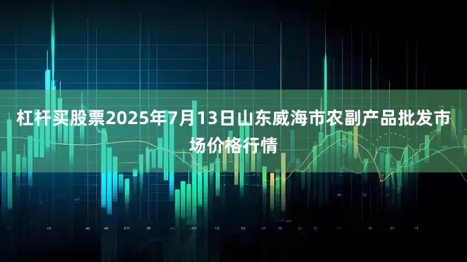 杠杆买股票2025年7月13日山东威海市农副产品批发市场价格行情